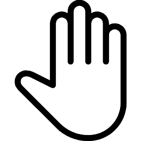 Offene Hand